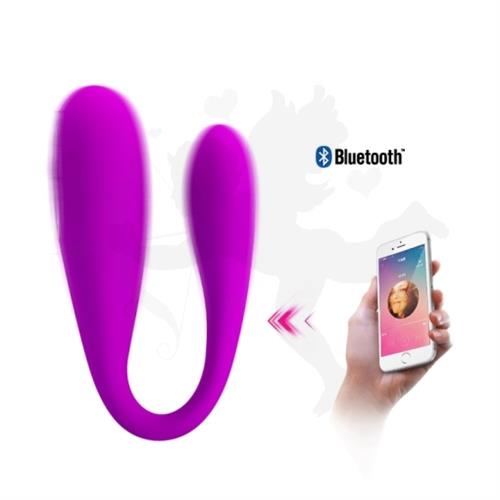 Vibrador estimulador de clitoris con control bluetoth y carga USB